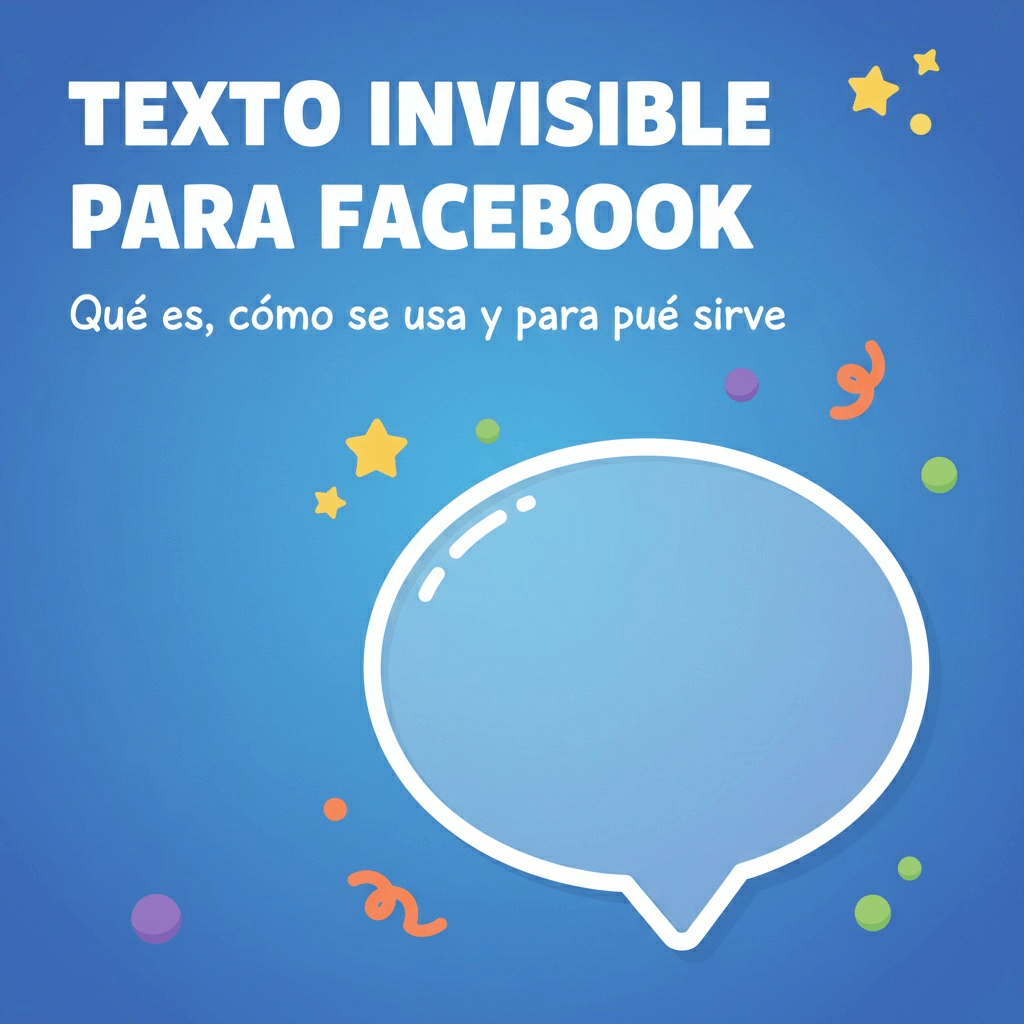 Texto invisible para Facebook: qué es, cómo se usa y para qué sirve